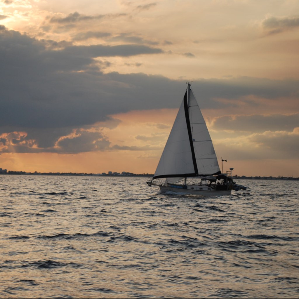 bateau à voile, mer des Caraïbes